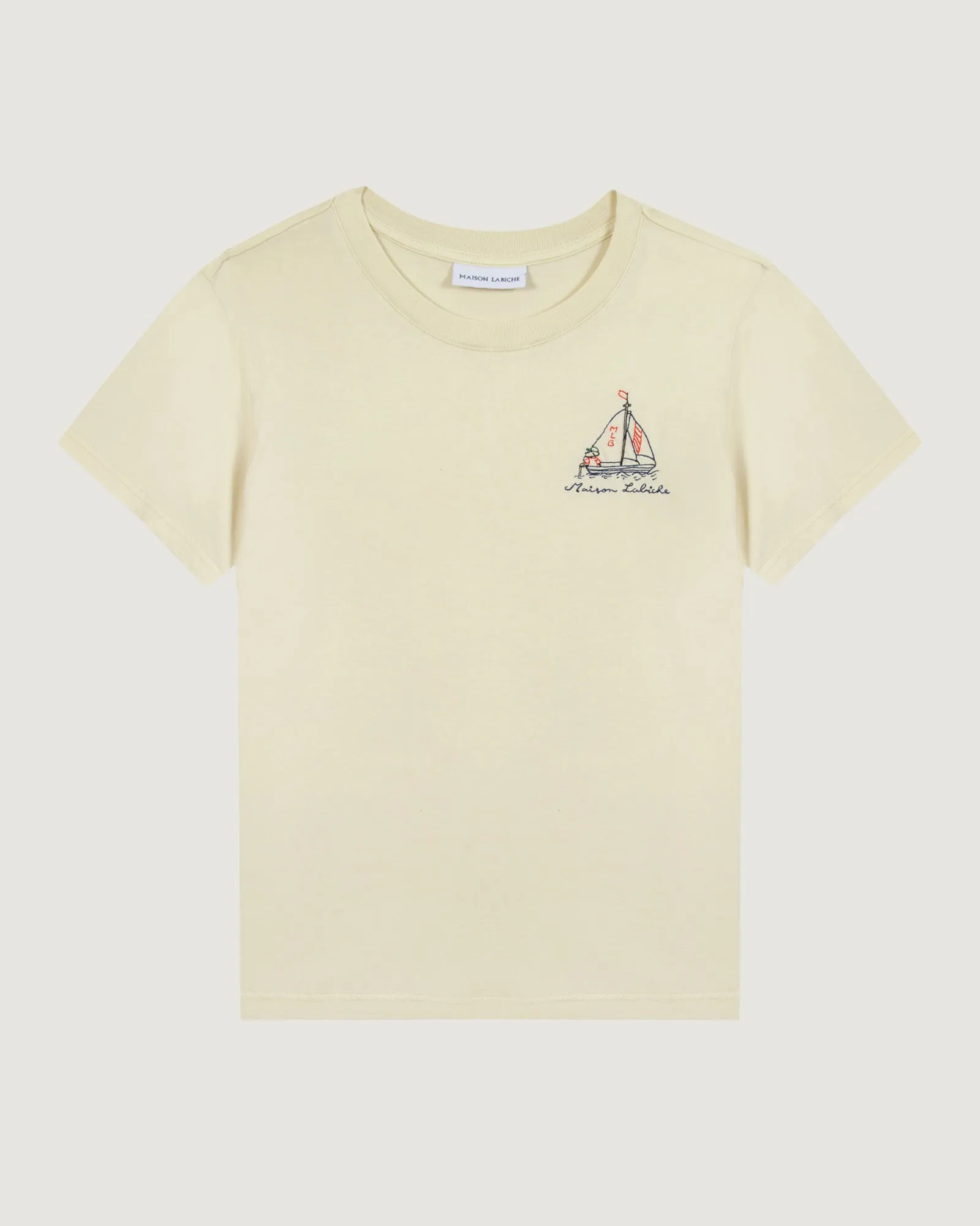 "Sailing Dog" popincourt t-shirt sold by Maison Labiche