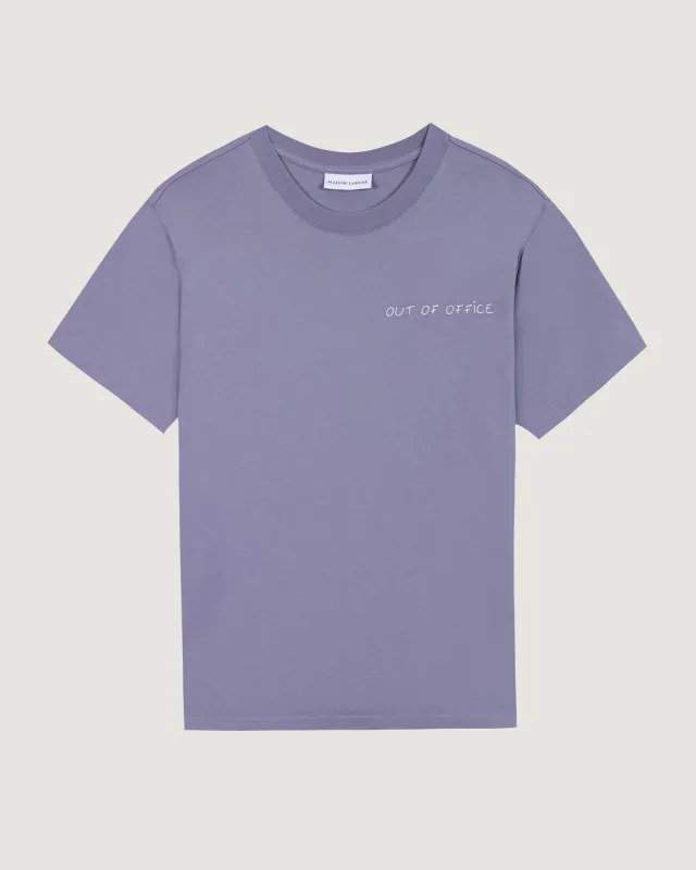 "Out Of Office" popincourt t-shirt sold by Maison Labiche