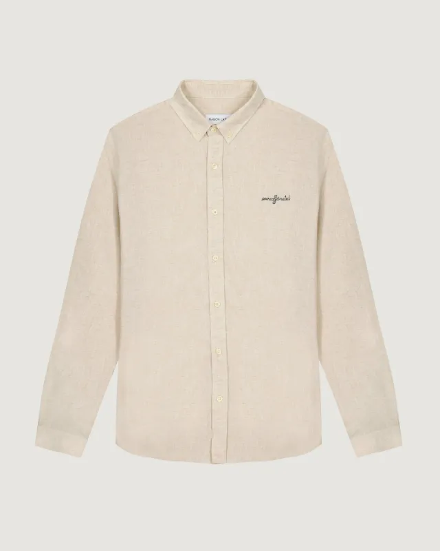 "Overcafeinated" malesherbes shirt sold by Maison Labiche