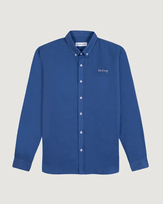 "Take It Easy" malesherbes shirt sold by Maison Labiche