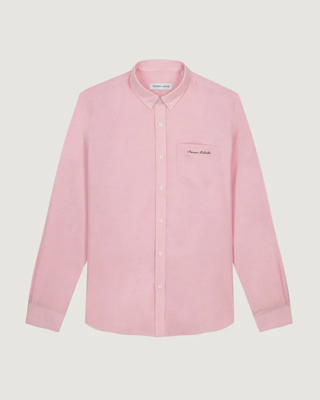 Maison Labiche "linen And cotton" carnot shirt made by Maison Labiche