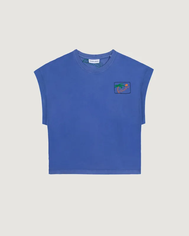 "Palm Tree" pergolese t-shirt sold by Maison Labiche