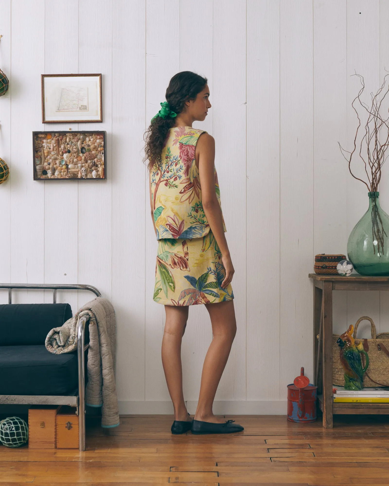 "Palm Trees" missoffe skirt sold by Maison Labiche product image thumbnail 4