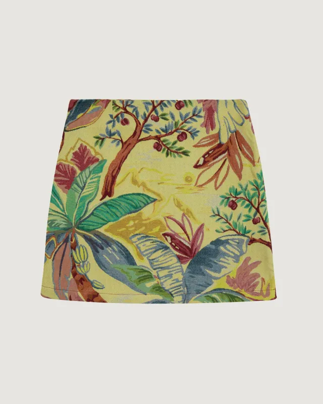 "Palm Trees" missoffe skirt sold by Maison Labiche