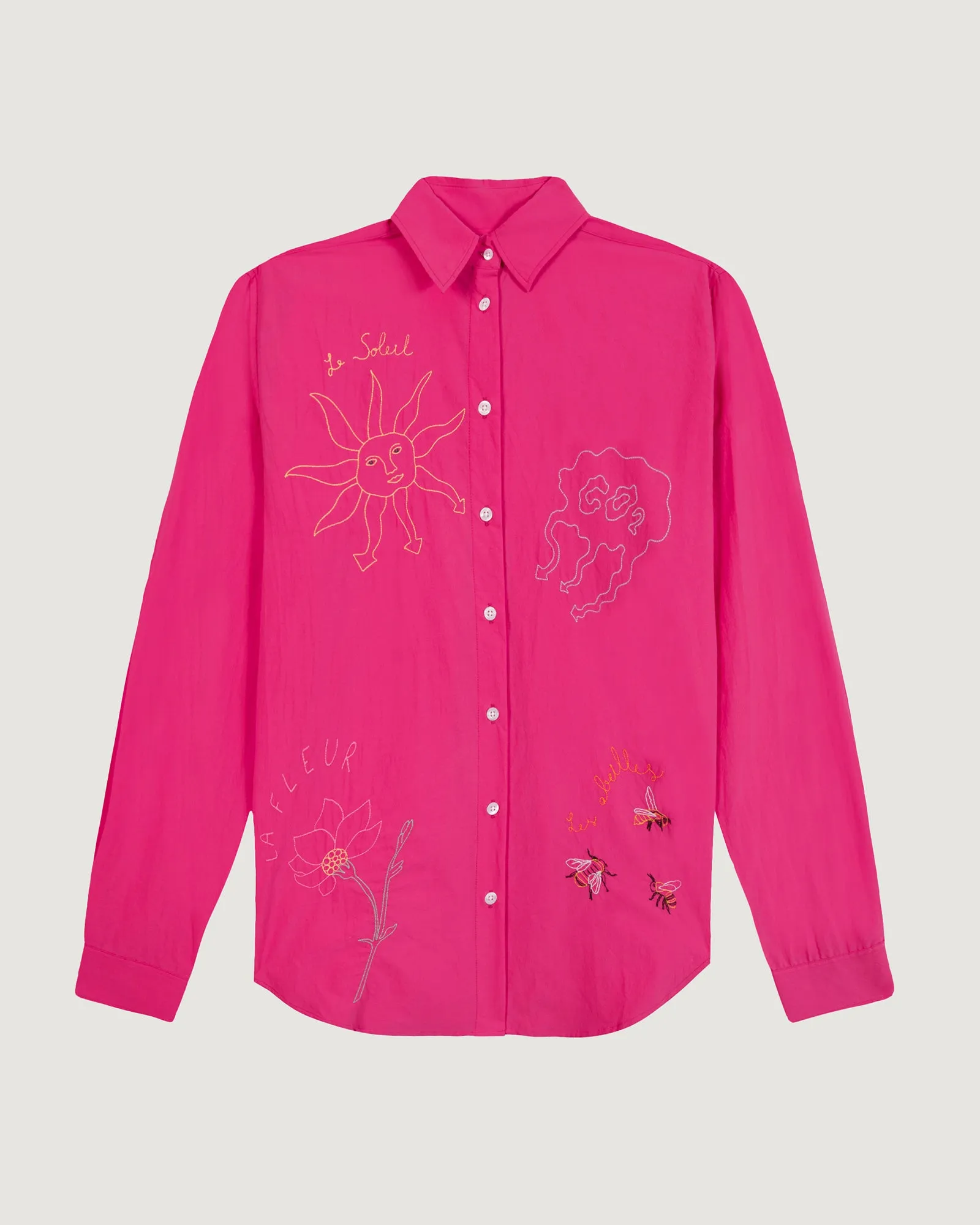 Photosynthesis dewet "poplin" shirt sold by Maison Labiche
