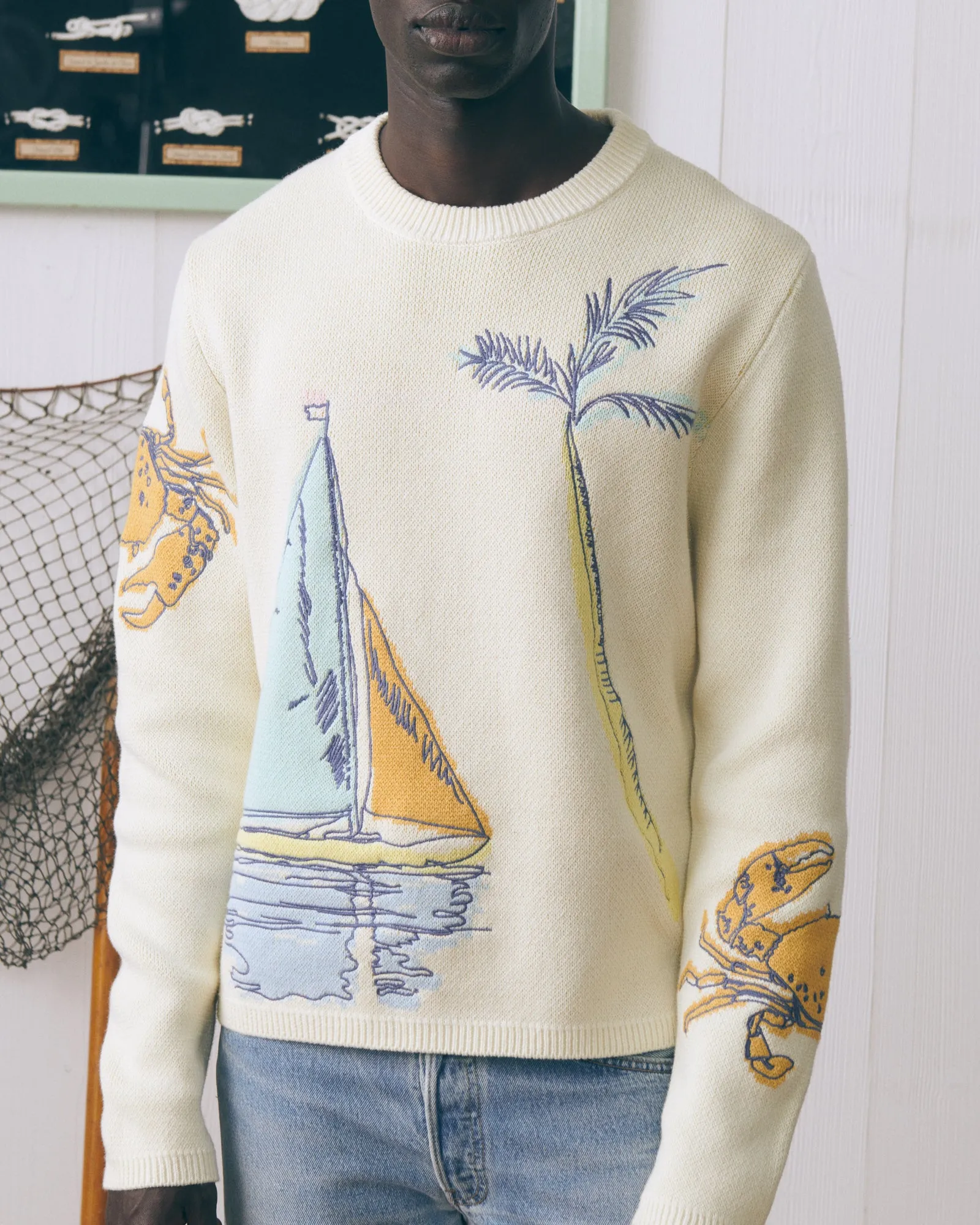 "Boat" holweck sweater sold by Maison Labiche product image thumbnail 3