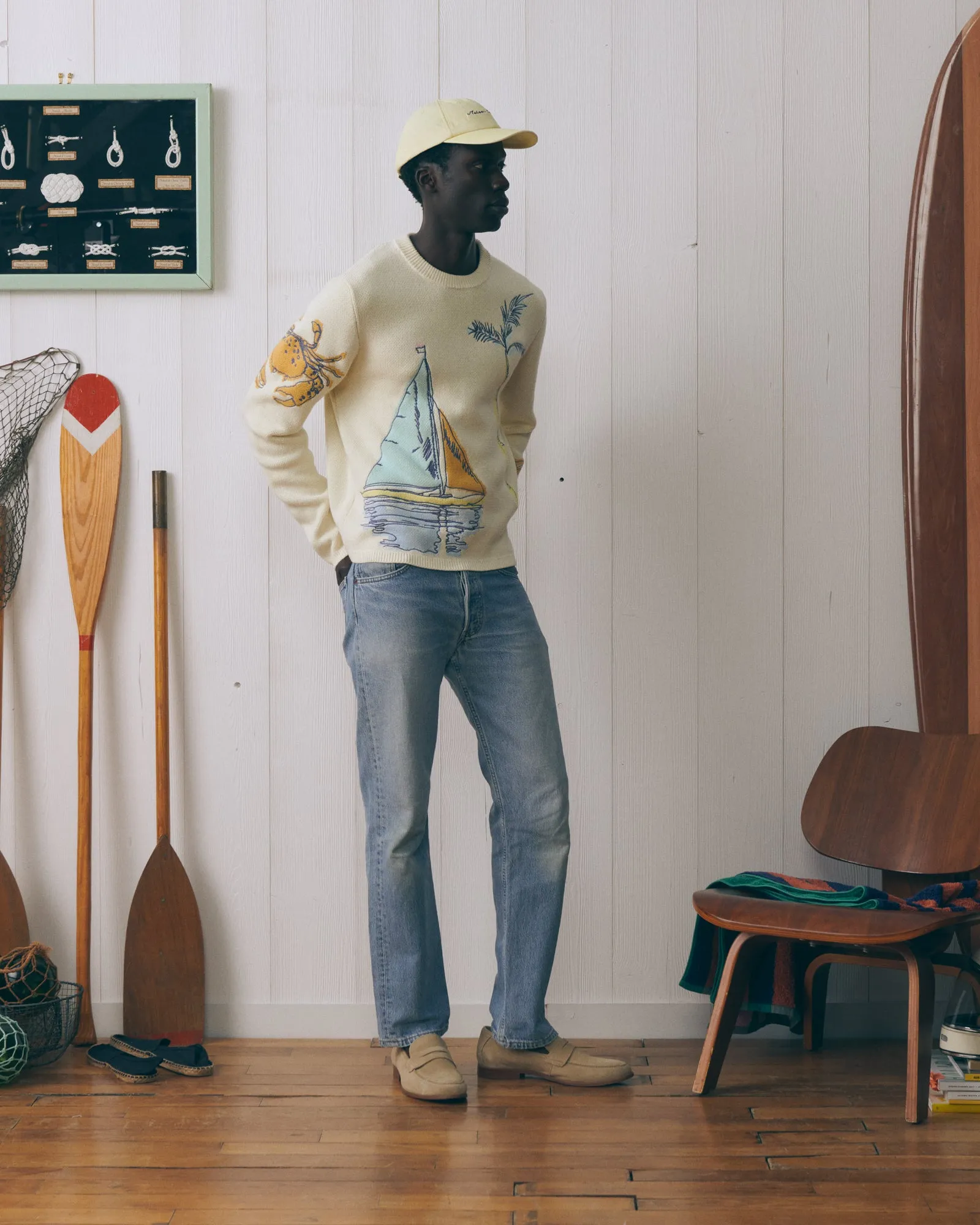 "Boat" holweck sweater sold by Maison Labiche product image thumbnail 2