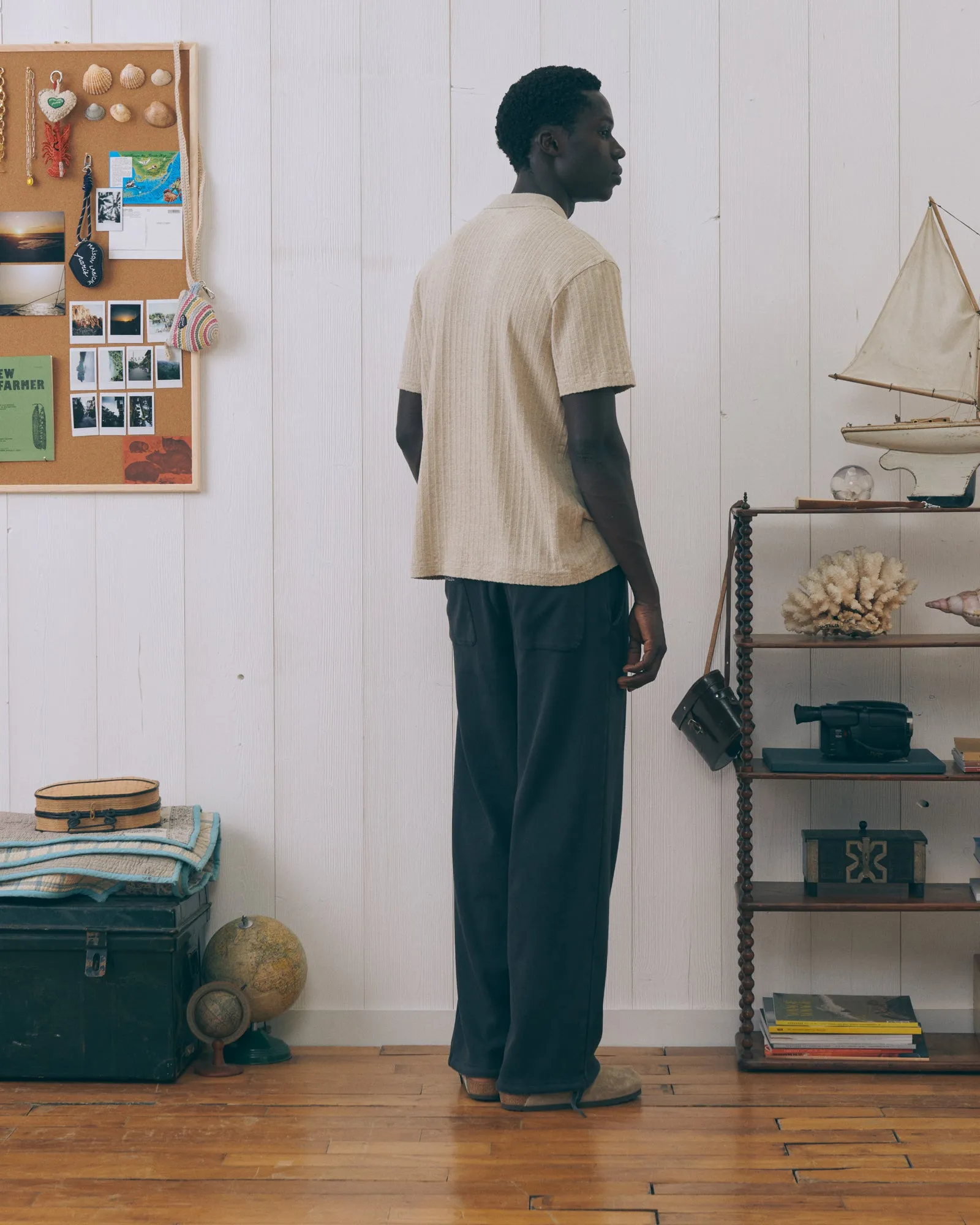 Patch Coeur "linen And cotton" gonnet polo shirt sold by Maison Labiche product image thumbnail 4