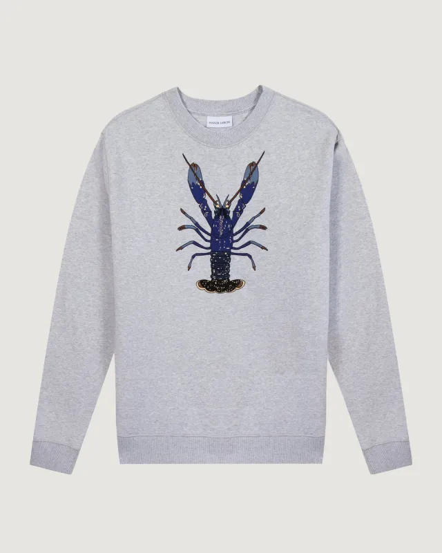 "Lobster" charonne sweatshirt made by Maison Labiche