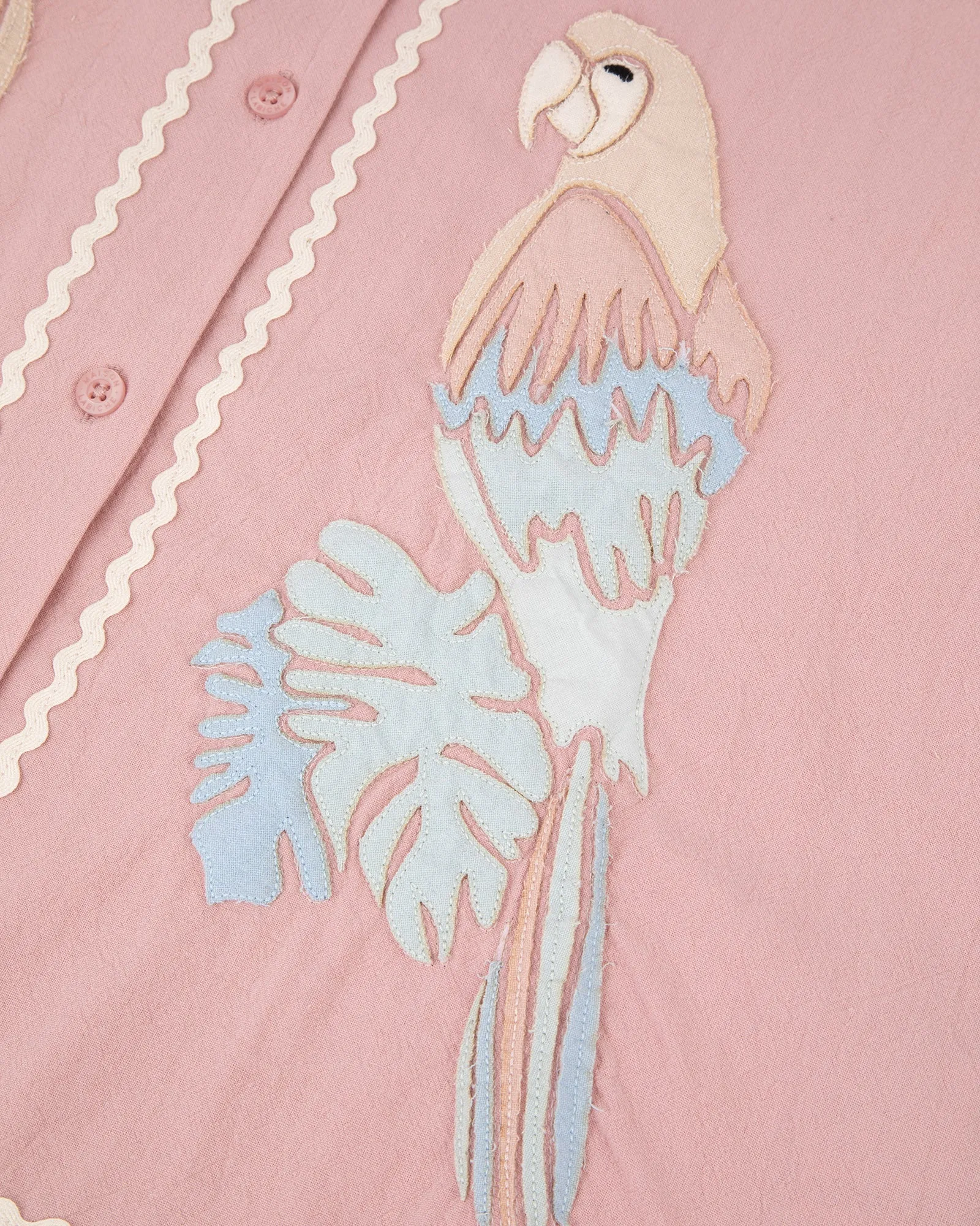 Parrots souchier "poplin" shirt sold by Maison Labiche product image thumbnail 5