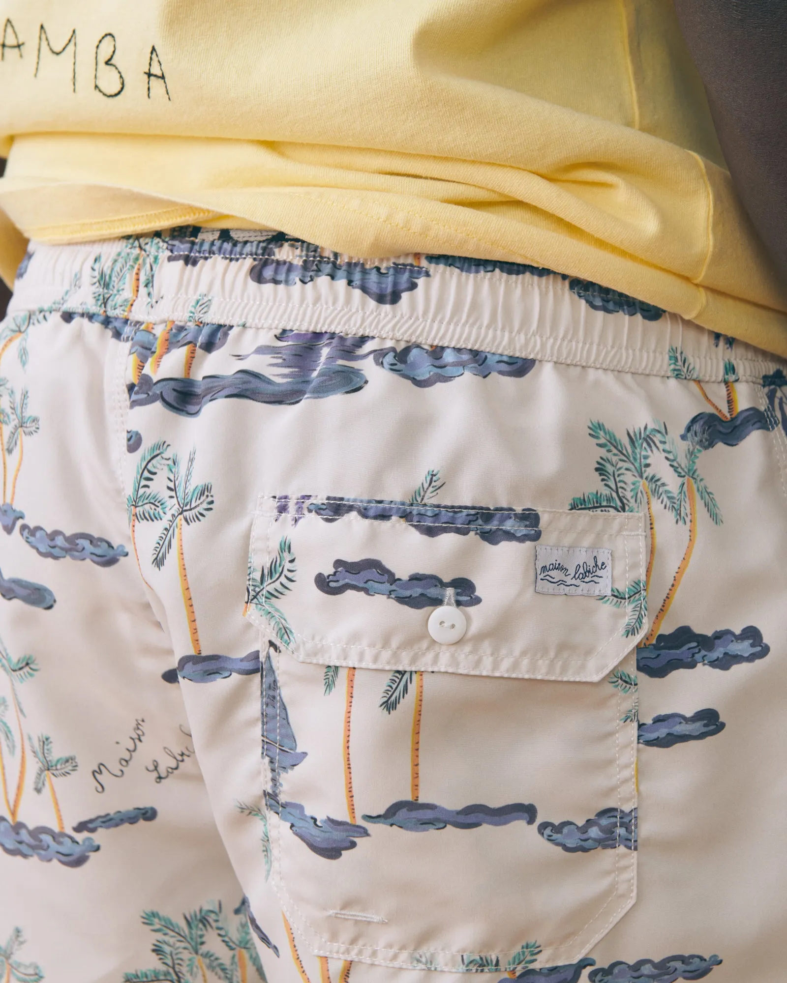 "Boats" swim shorts maillot sold by Maison Labiche product image thumbnail 4