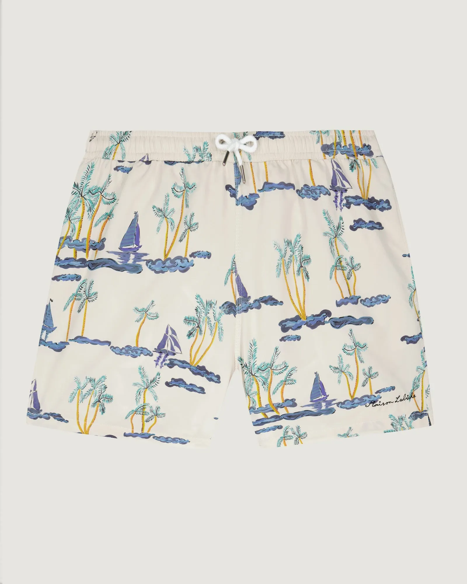 "Boats" swim shorts maillot sold by Maison Labiche