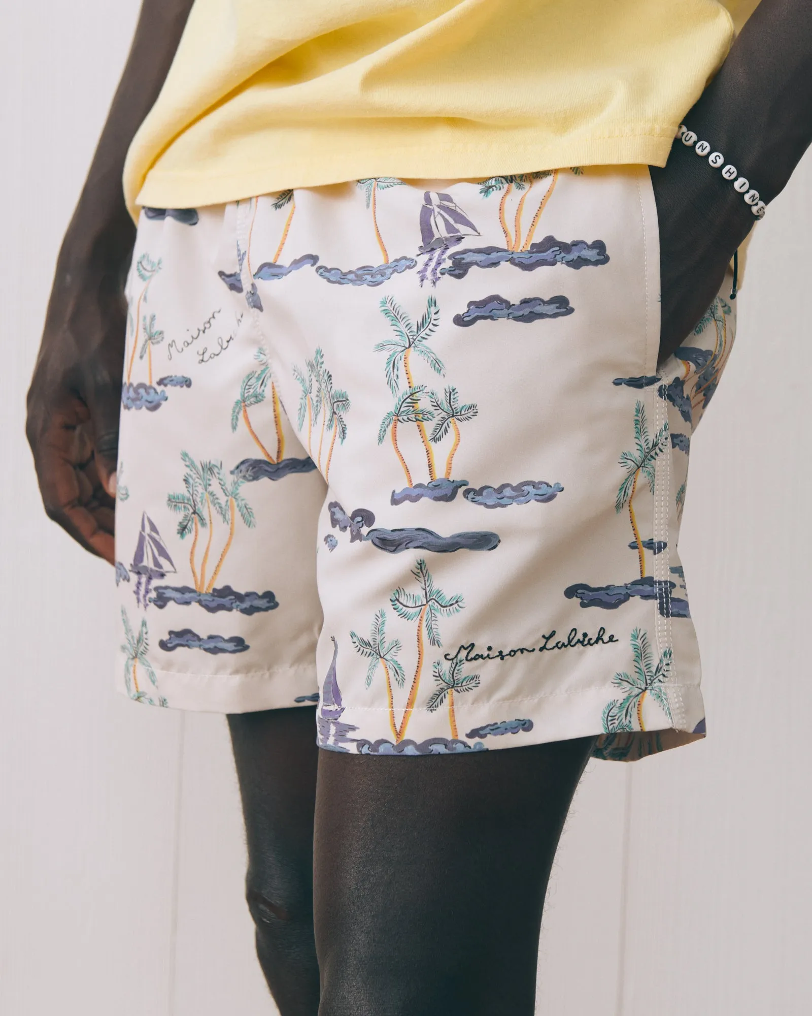 "Boats" swim shorts maillot sold by Maison Labiche product image thumbnail 3