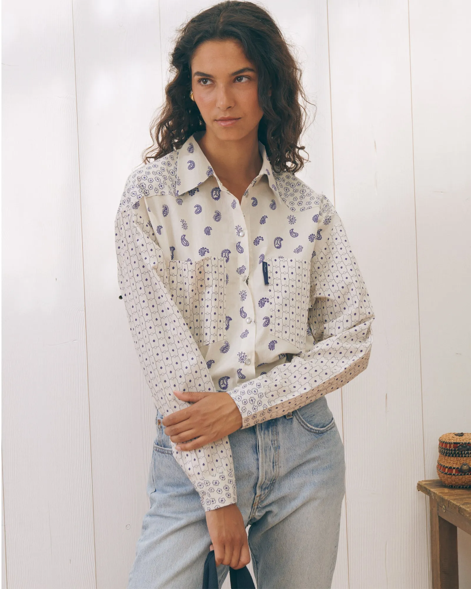 Cashmere Print monselet "poplin" shirt sold by Maison Labiche product image thumbnail 3