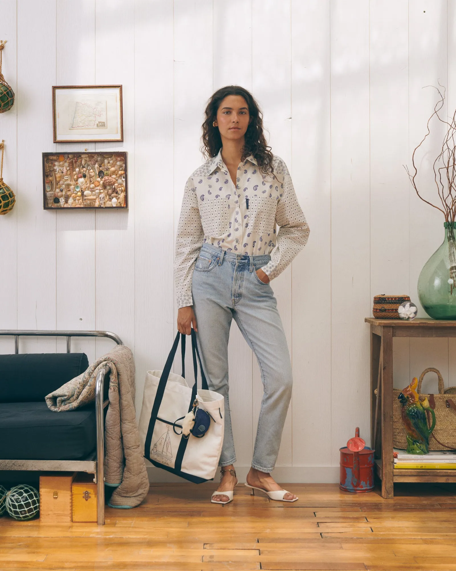 Cashmere Print monselet "poplin" shirt sold by Maison Labiche product image thumbnail 2