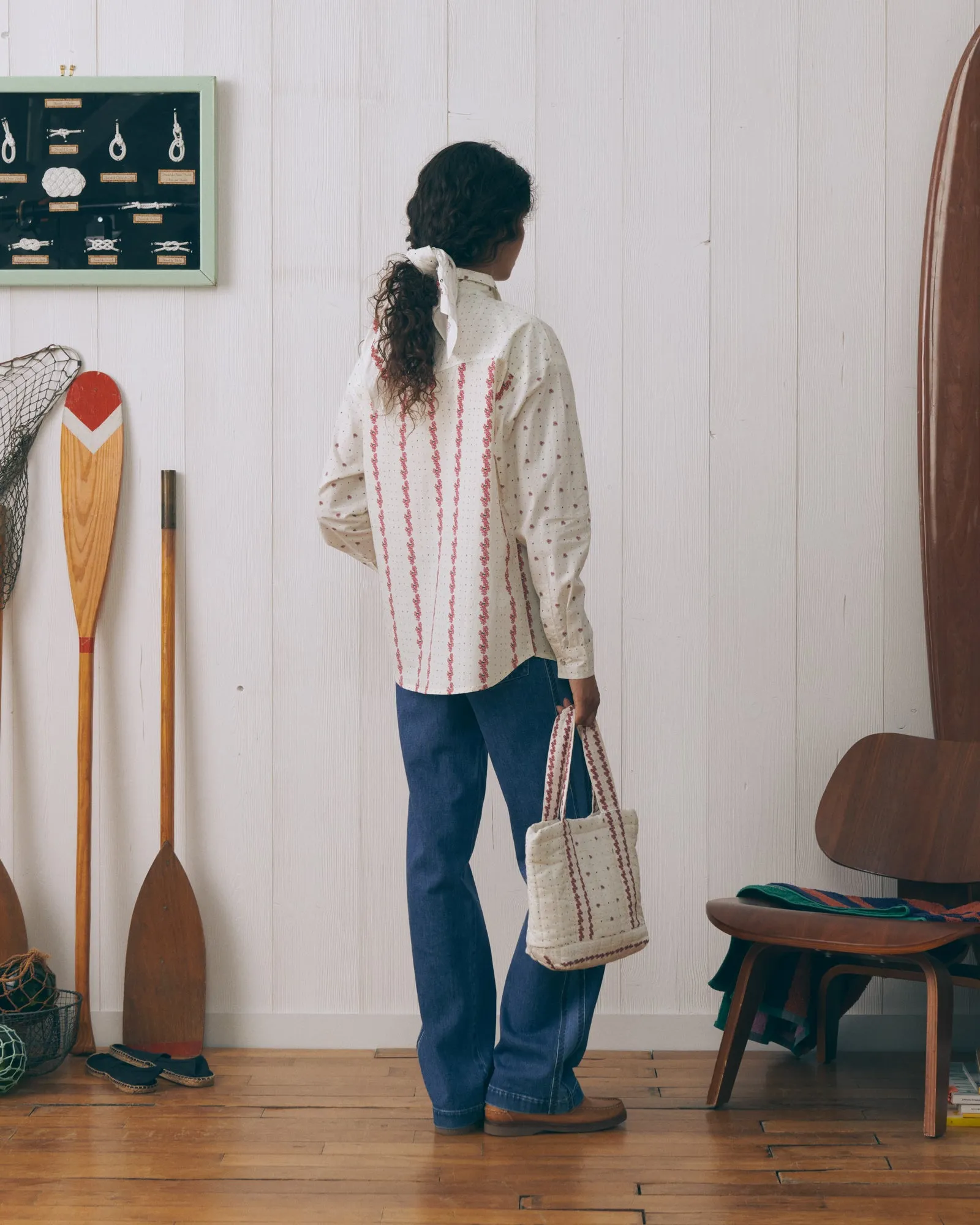 Fleurs D'été monselet "poplin" shirt sold by Maison Labiche product image thumbnail 2