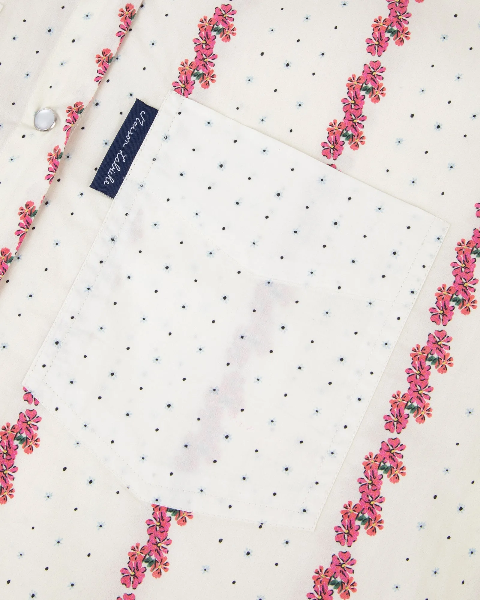 Fleurs D'été monselet "poplin" shirt sold by Maison Labiche product image thumbnail 4