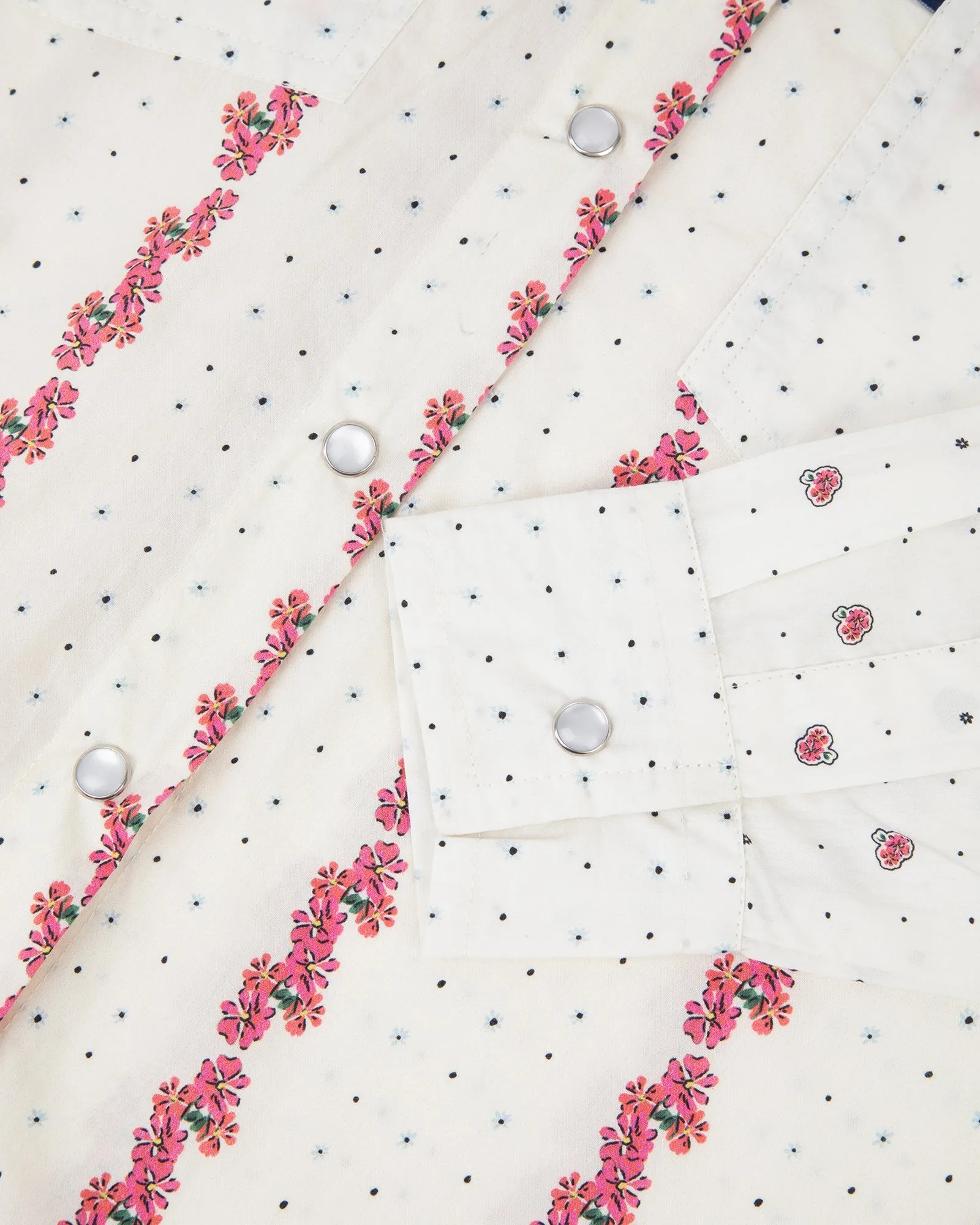 Fleurs D'été monselet "poplin" shirt sold by Maison Labiche product image thumbnail 5