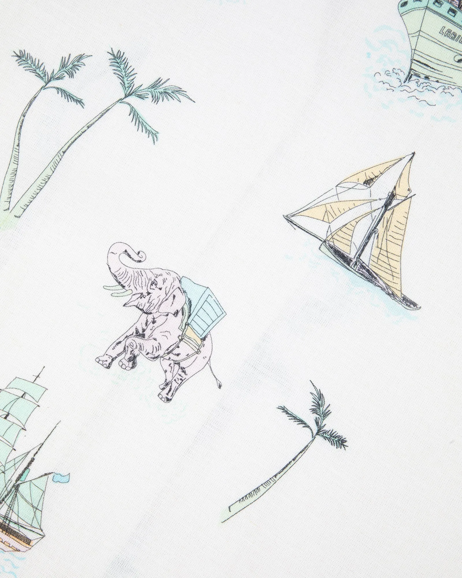World Tour Souchier "linen and cotton" shirt sold by Maison Labiche product image thumbnail 4