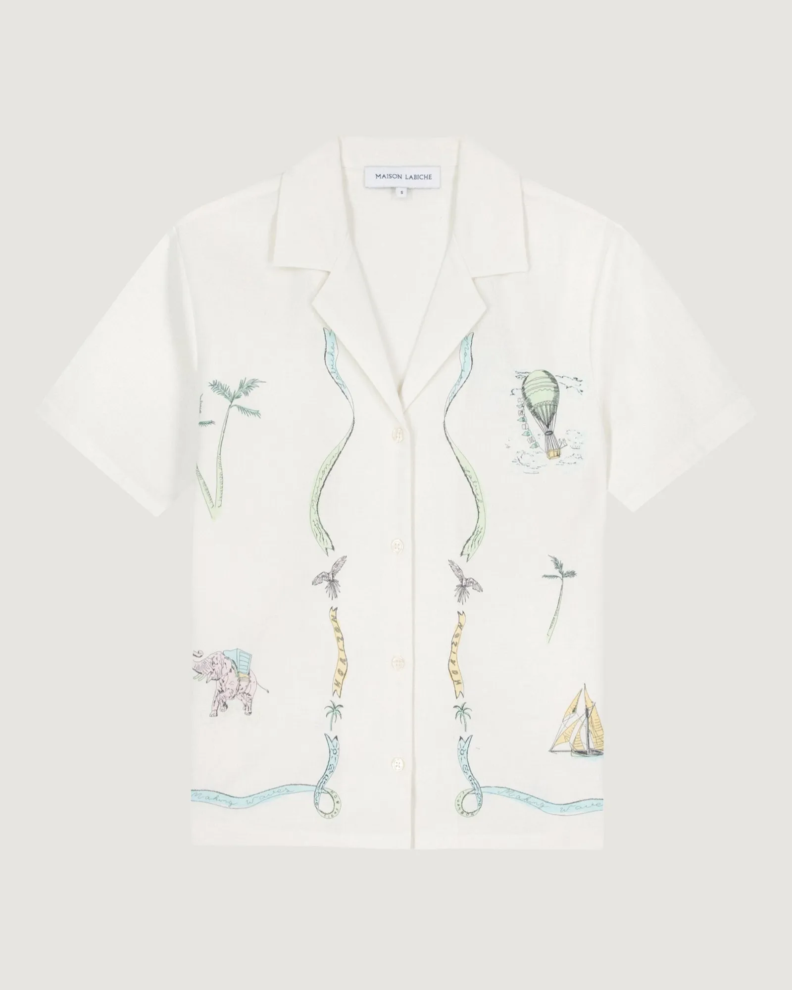 World Tour Souchier "linen and cotton" shirt sold by Maison Labiche
