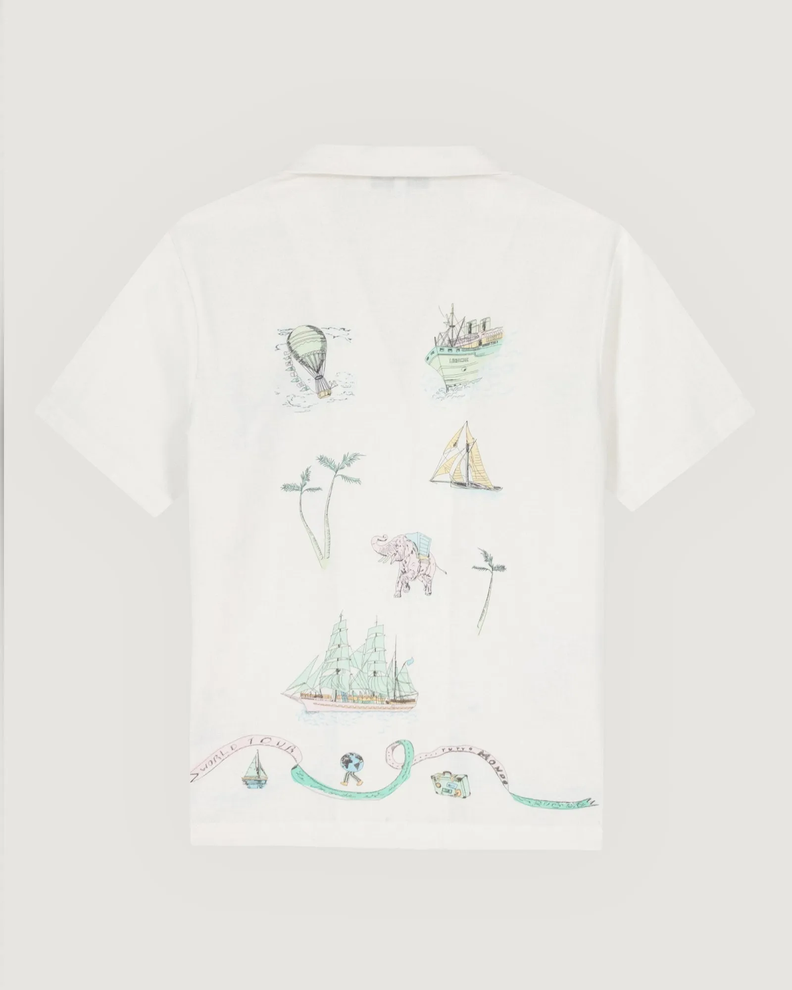 World Tour Souchier "linen and cotton" shirt sold by Maison Labiche product image thumbnail 2