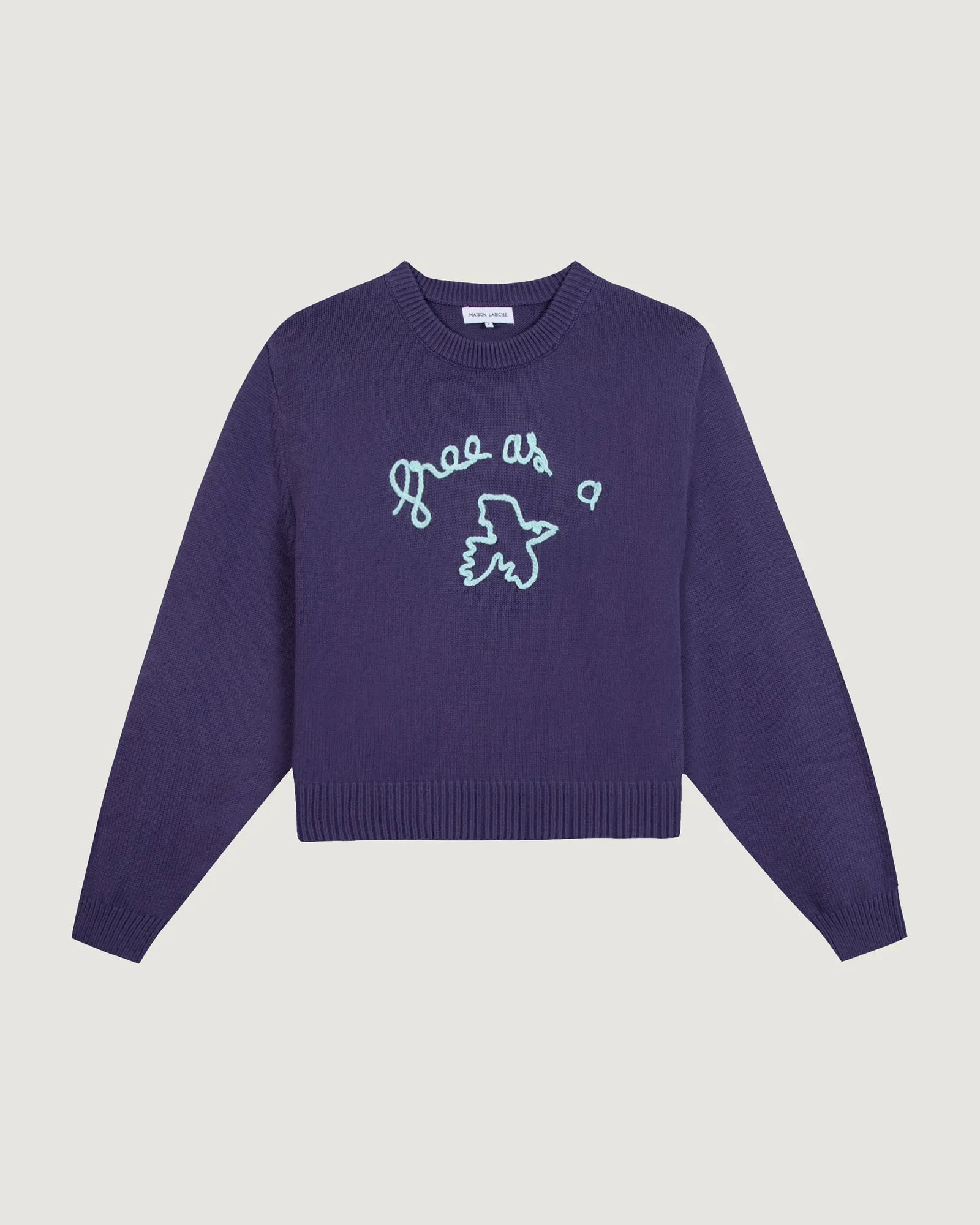 "Free As A Bird" formige sweater sold by Maison Labiche