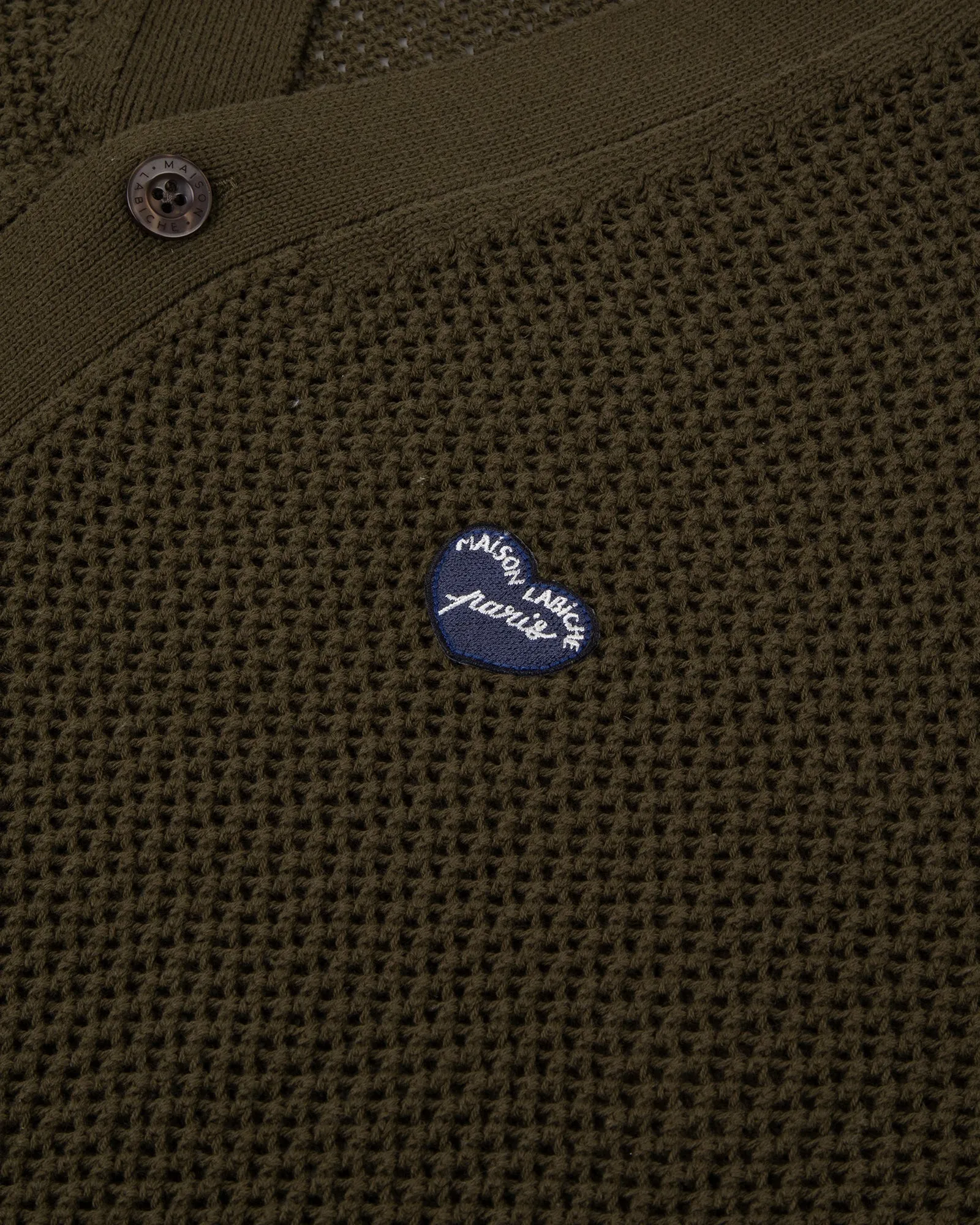 "Patch Coeur" lhomme cardigan sold by Maison Labiche product image thumbnail 5