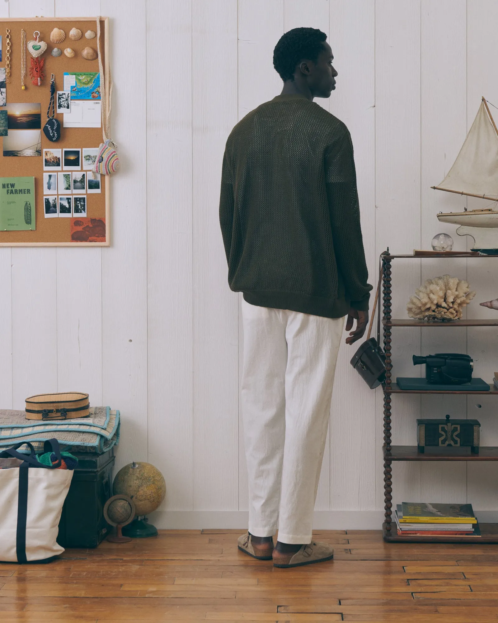"Patch Coeur" lhomme cardigan sold by Maison Labiche product image thumbnail 4