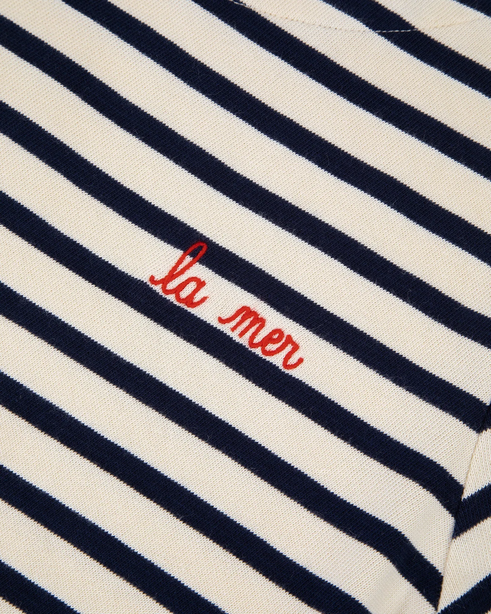 "La Mer" Short Sleeves colombier sailor shirt sold by Maison Labiche product image thumbnail 2