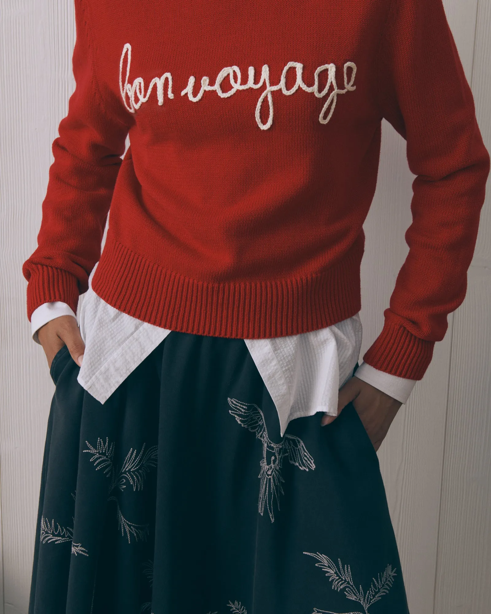 "Bon Voyage" formigé sweater sold by Maison Labiche product image thumbnail 3