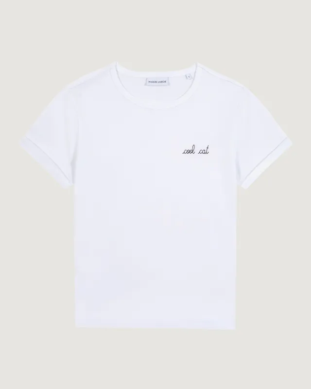"Cool Cat" poitou t-shirt sold by Maison Labiche