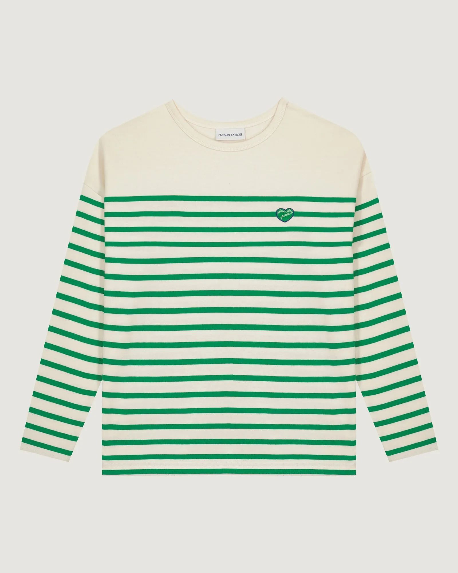"Patch Coeur" montpar sailor shirt sold by Maison Labiche