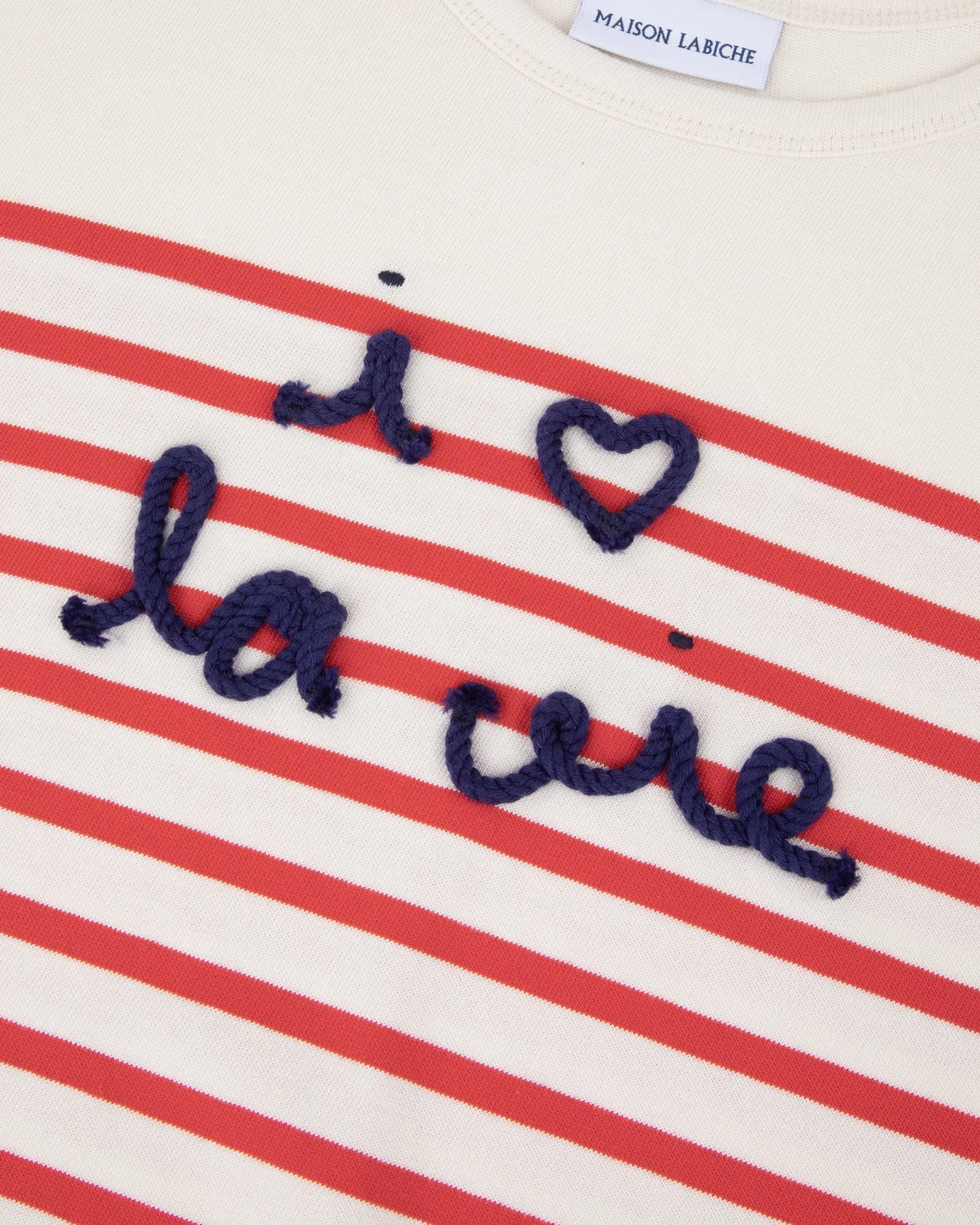 "I Love La Vie" montpar sailor shirt sold by Maison Labiche product image thumbnail 2