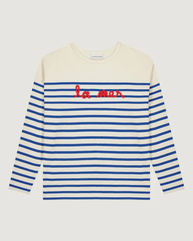 "La Mer" montpar sailor shirt made by Maison Labiche