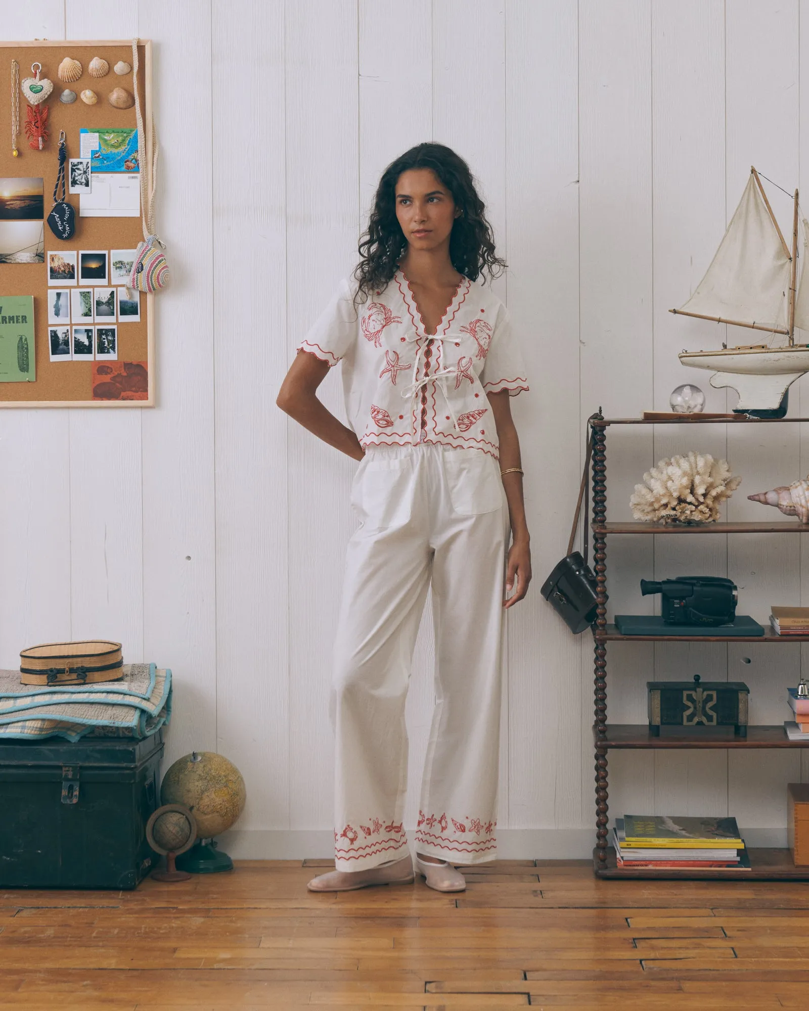 "Linen And Cotton" shells oudin pants sold by Maison Labiche product image thumbnail 2