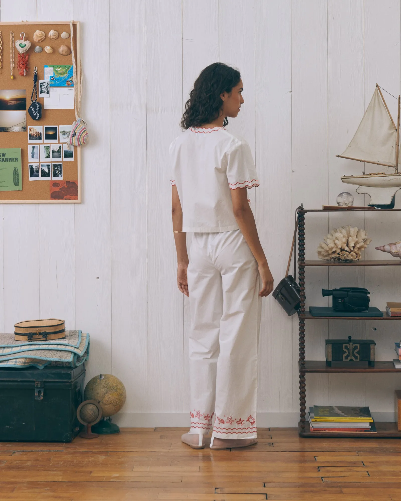 "Linen And Cotton" shells oudin pants sold by Maison Labiche product image thumbnail 4