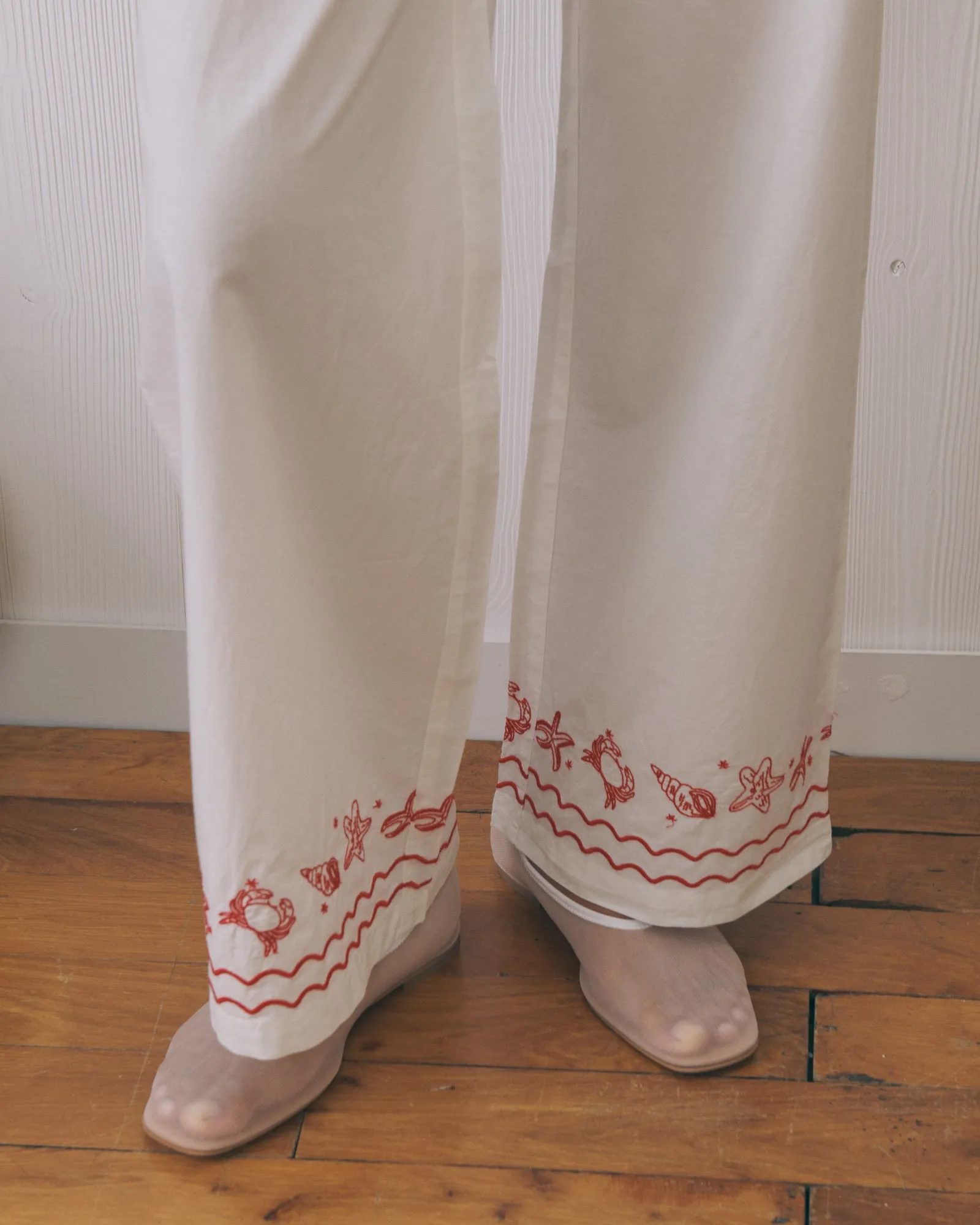 "Linen And Cotton" shells oudin pants sold by Maison Labiche product image thumbnail 3