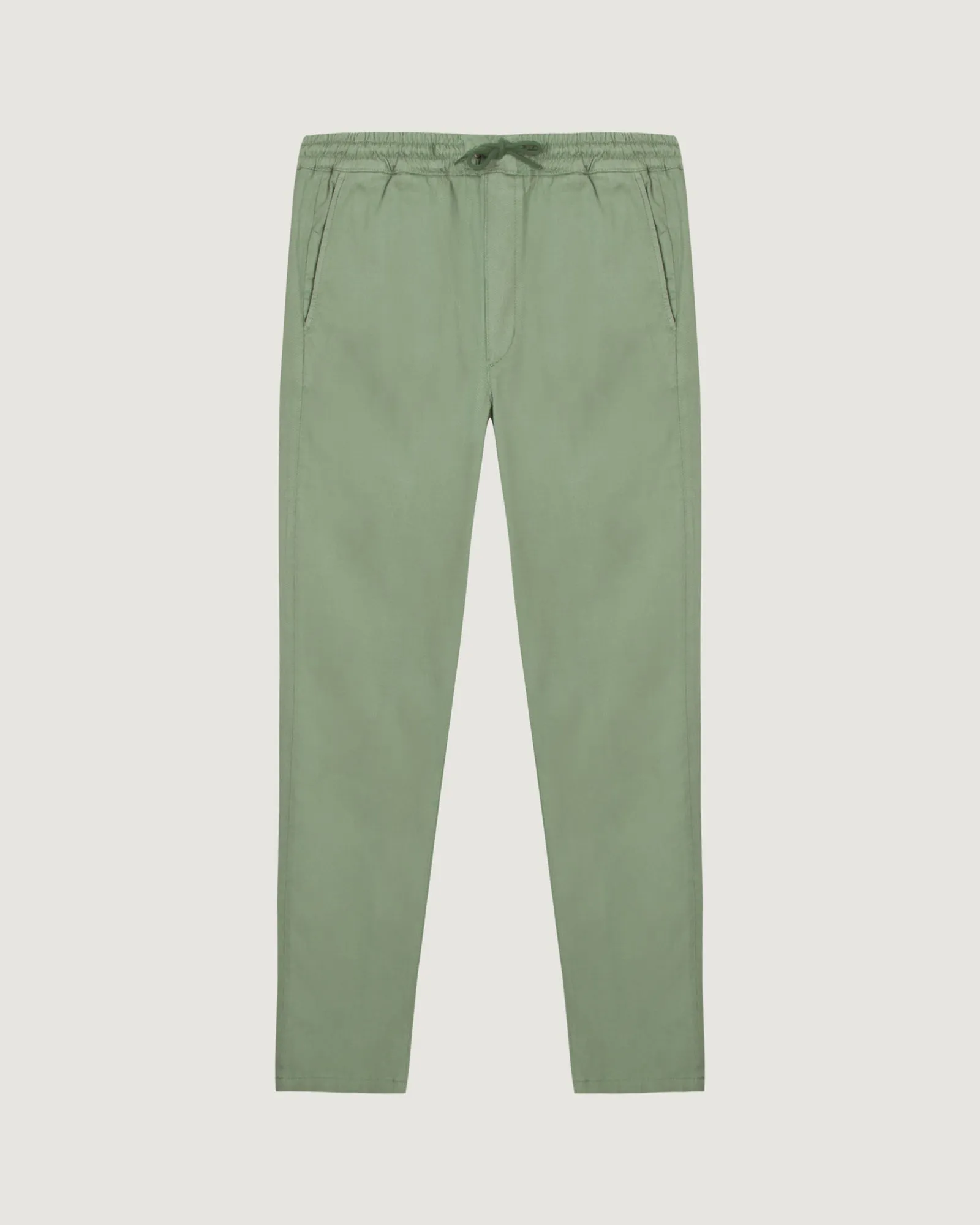 "Cotton Twill" arcade pants sold by Maison Labiche
