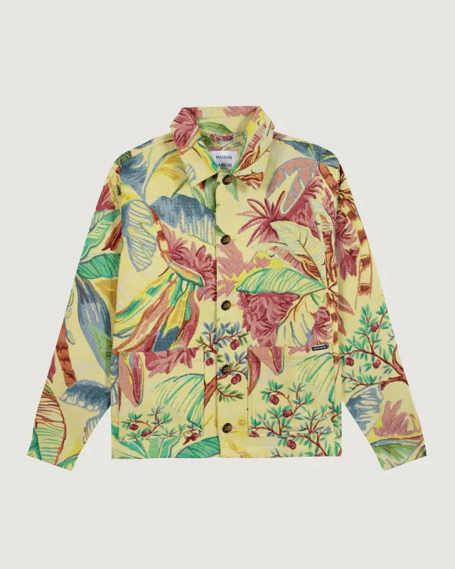 "Jungle Jacquard" lemonnier jacket made by Maison Labiche