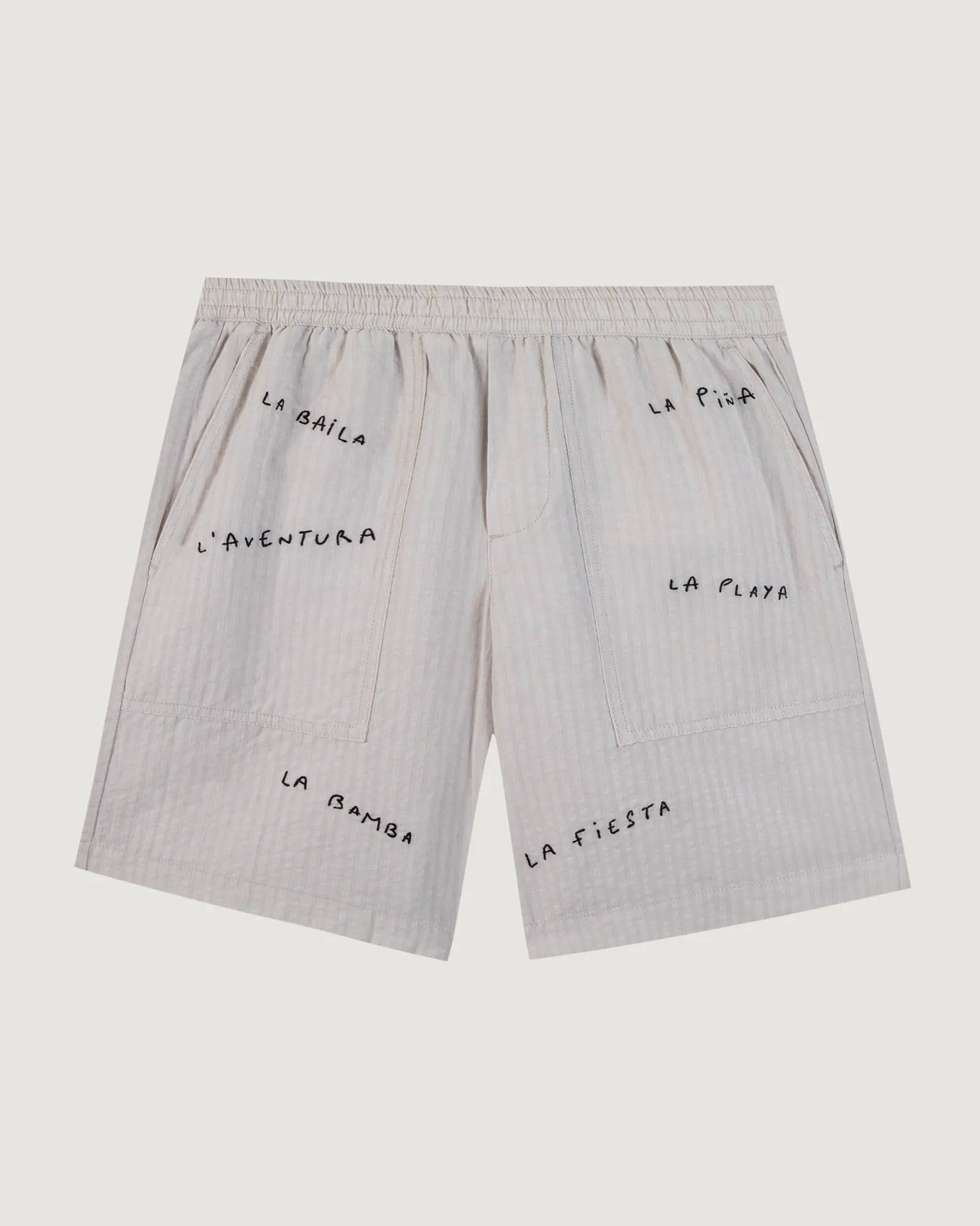 Guignier "Seersucker" short pants sold by Maison Labiche
