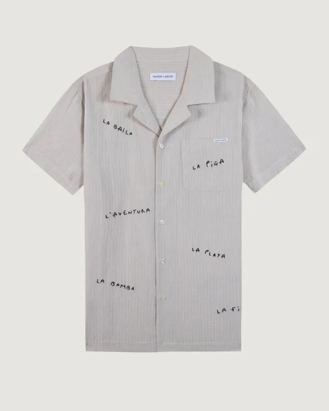 Playa Germain "linen and cotton" shirt made by Maison Labiche