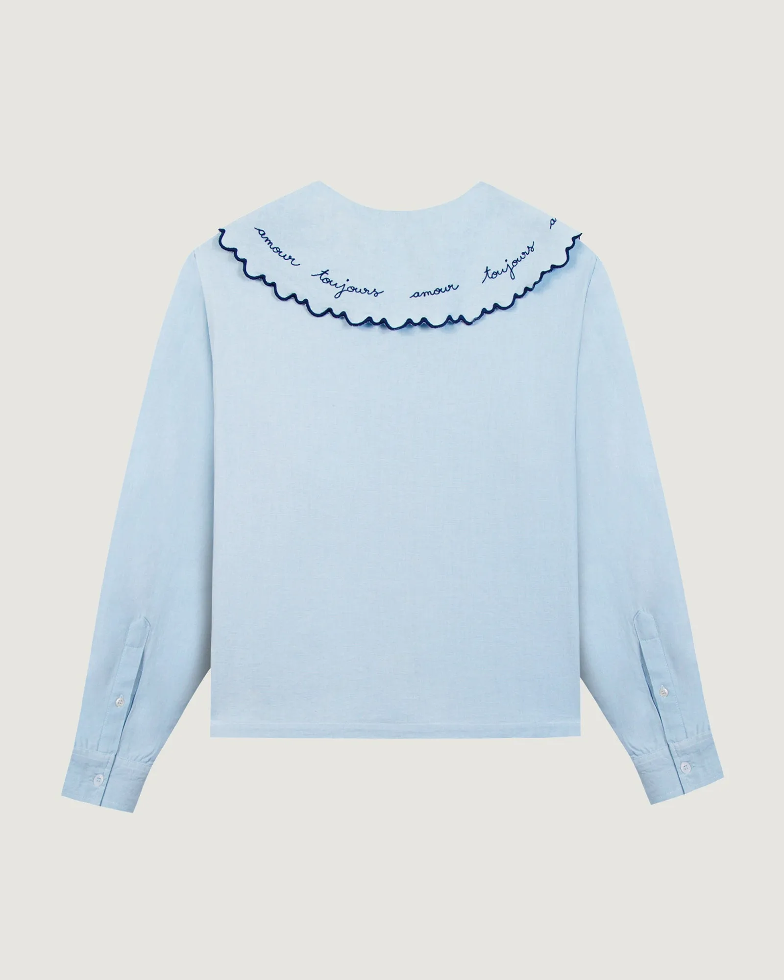 Amour Toujours sourdière "chambray" shirt sold by Maison Labiche product image thumbnail 3