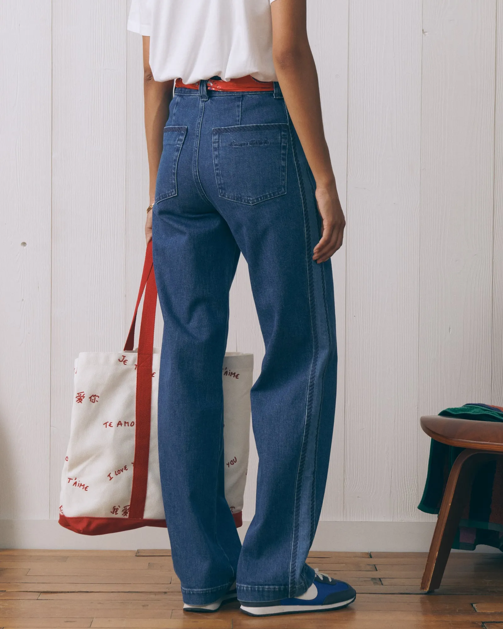 "Patchwork Denim" bua pants sold by Maison Labiche product image thumbnail 4
