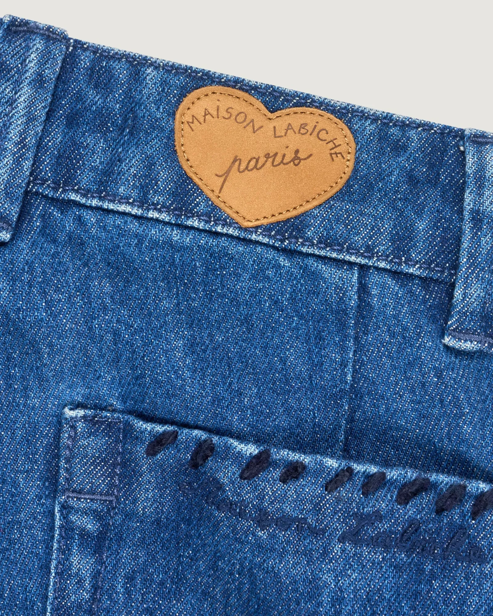 "Patchwork Denim" bua pants sold by Maison Labiche product image thumbnail 5