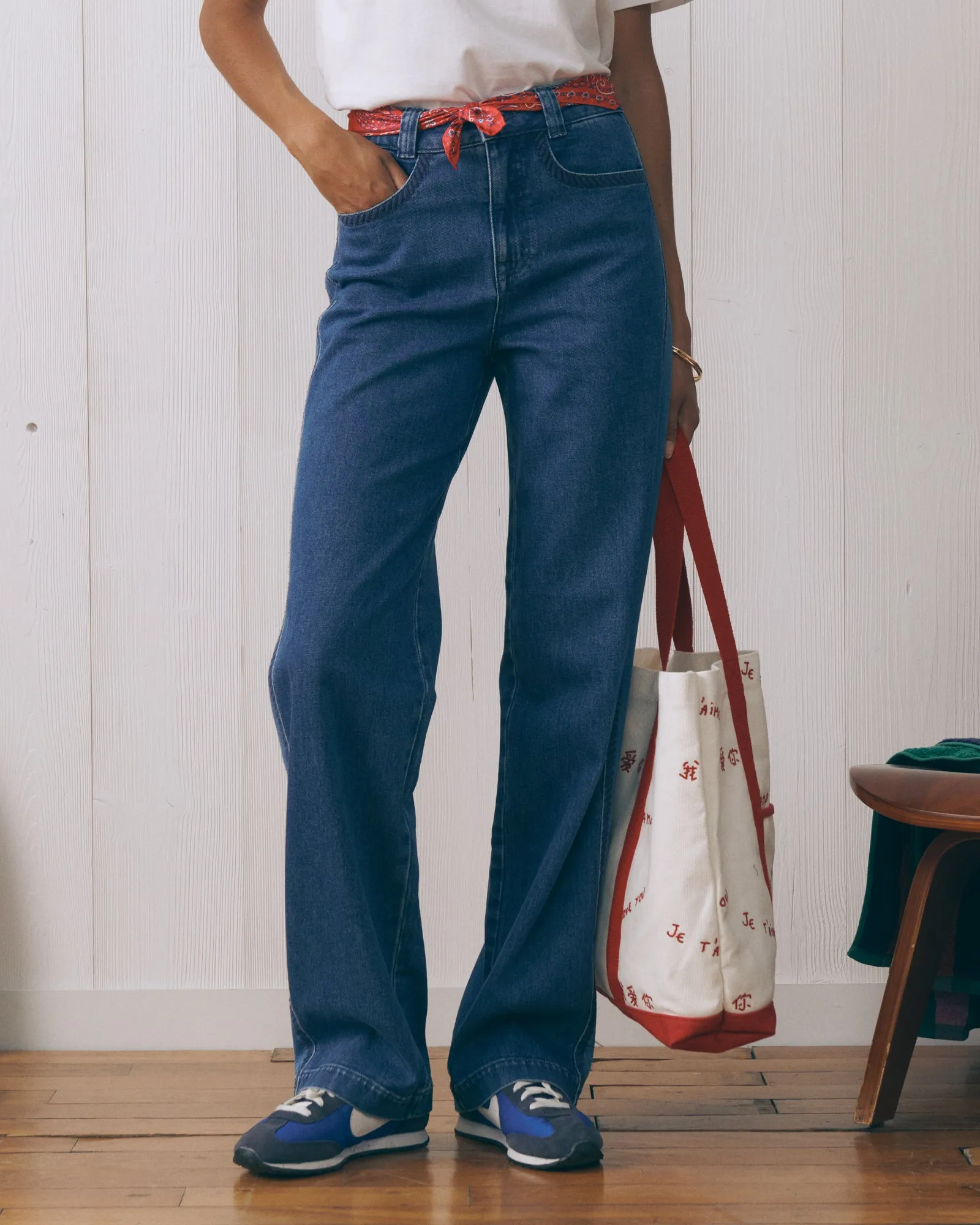 "Patchwork Denim" bua pants sold by Maison Labiche product image thumbnail 3