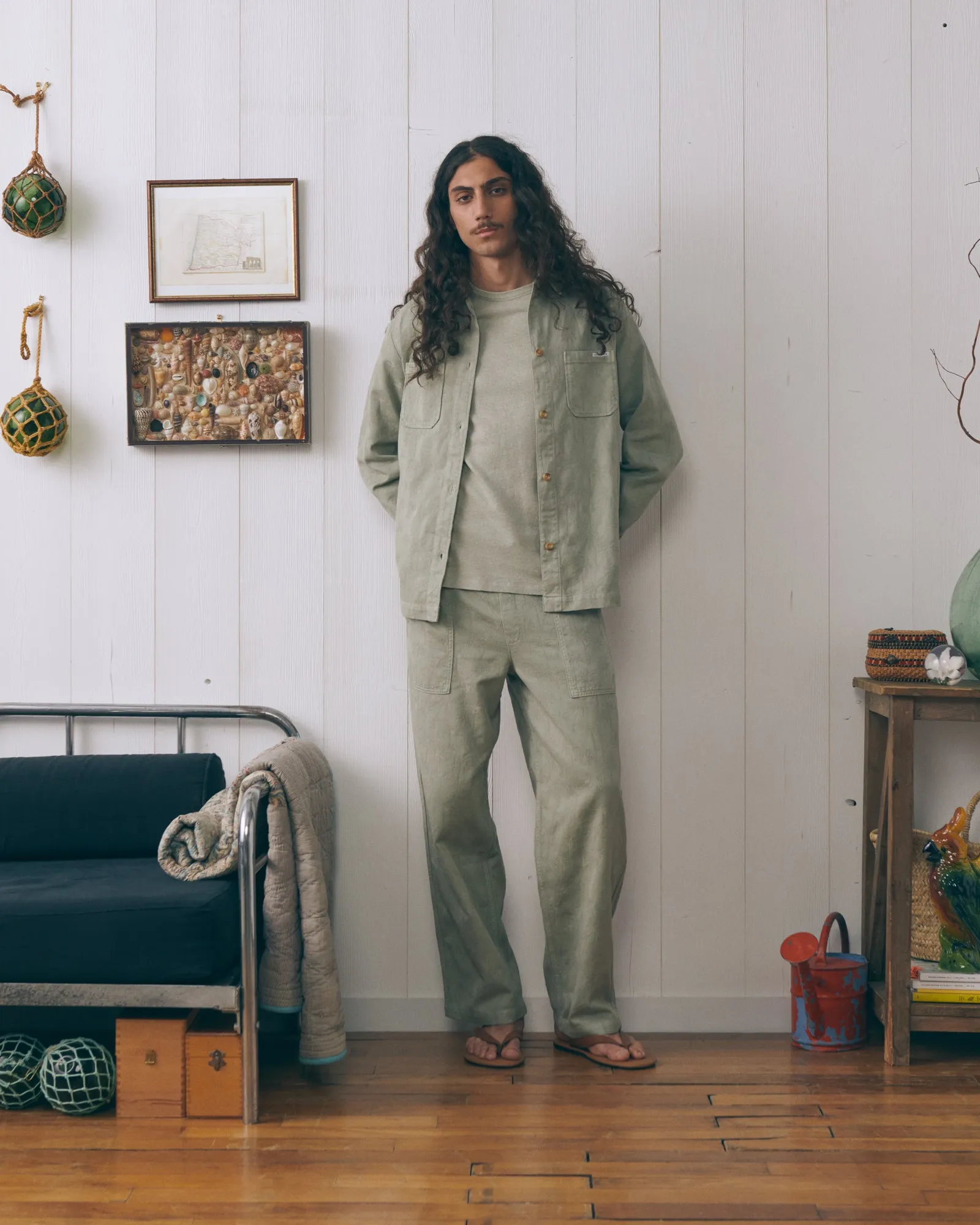 Palm Tree "Jacquard" monge shirt sold by Maison Labiche product image thumbnail 2