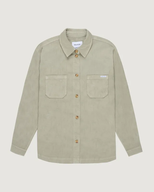 Palm Tree "Jacquard" monge shirt made by Maison Labiche
