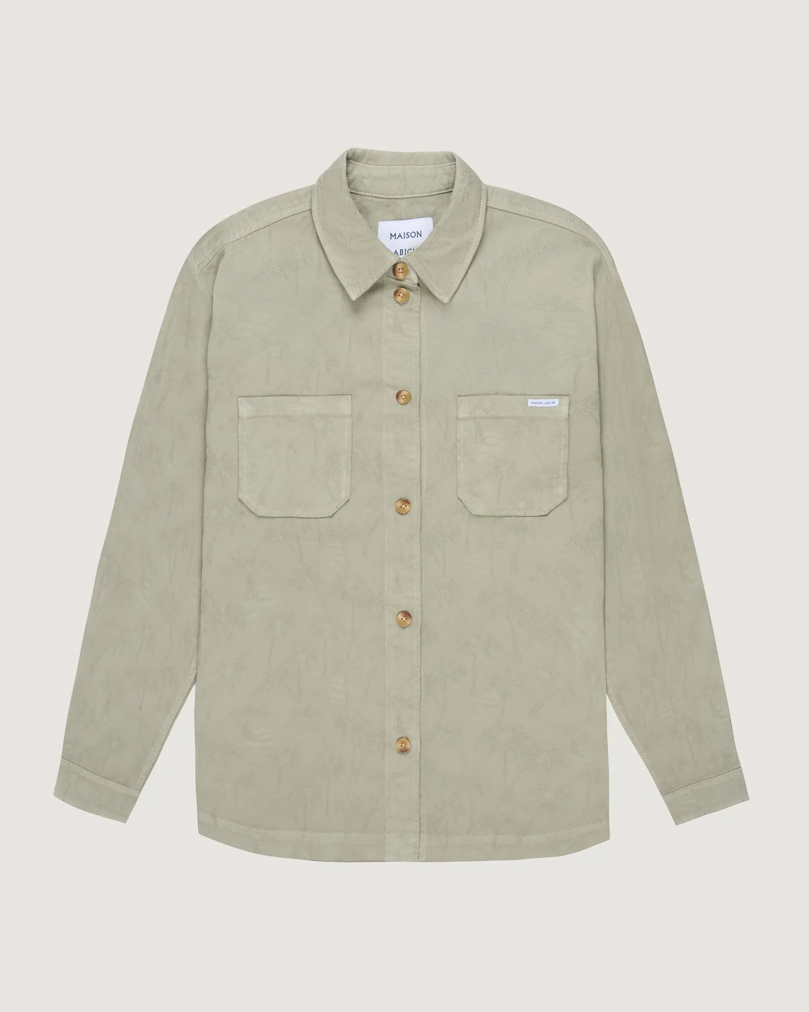 Palm Tree "Jacquard" monge shirt sold by Maison Labiche