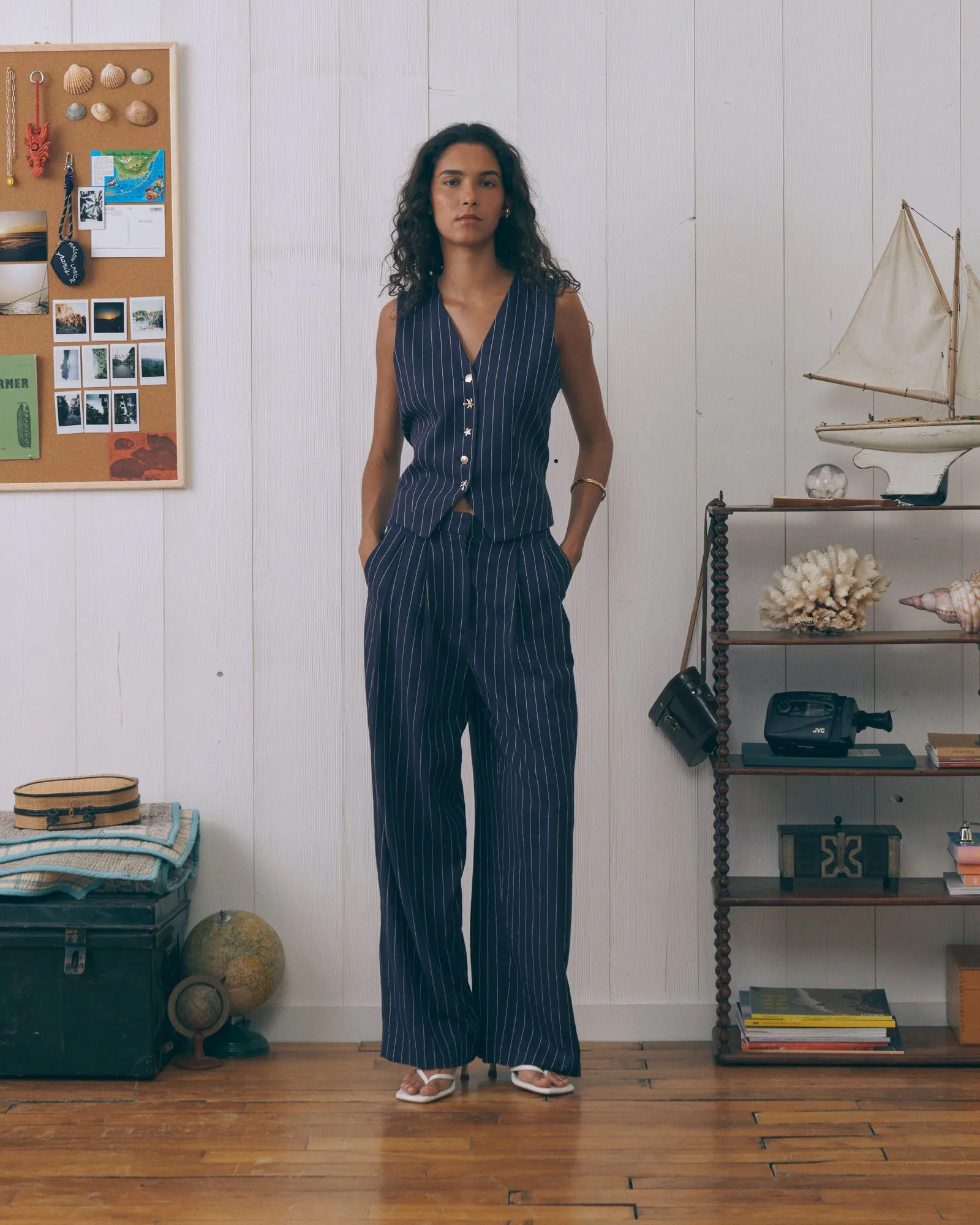 Shells "Mixed Linen" dubail vest sold by Maison Labiche product image thumbnail 2