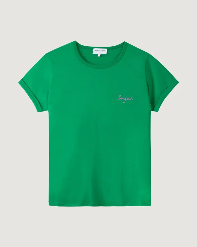 "Bonjour" poitou t-shirt made by Maison Labiche